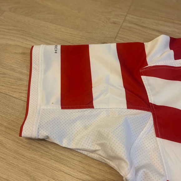 Stormtech red and white striped jersey -Large - Picture 2 of 5